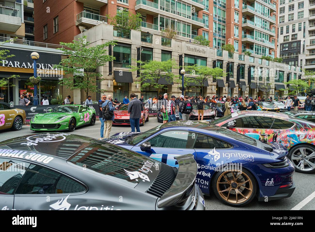 Gumball 3000 Car Rally Toronto Stockfoto