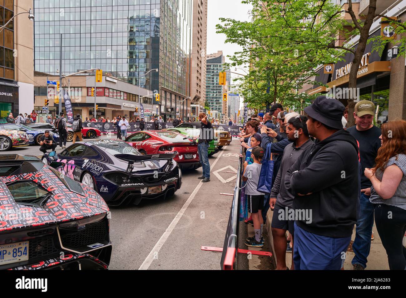 Gumball 3000 Car Rally Toronto Stockfoto