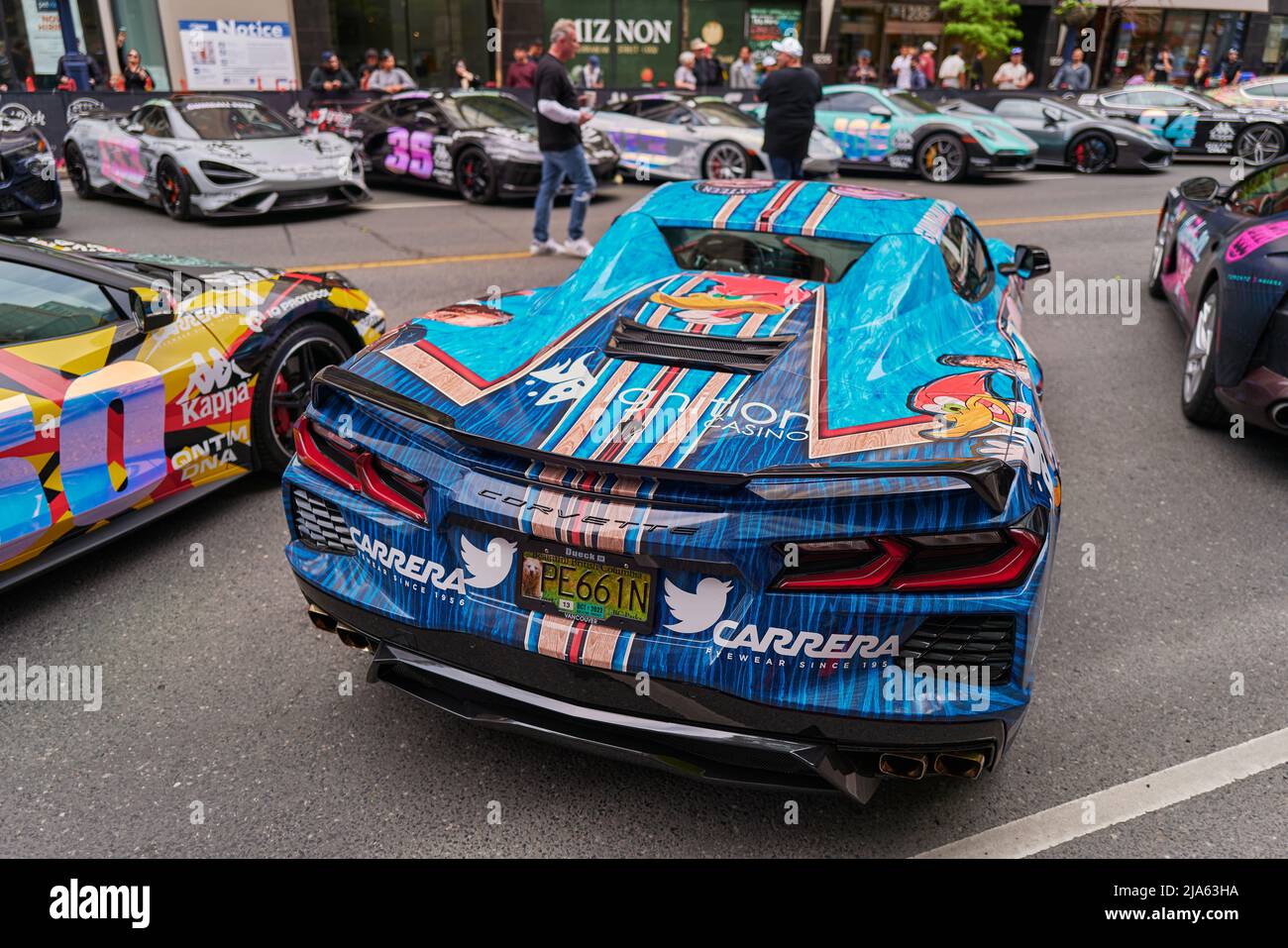 Gumball 3000 Car Rally Toronto Stockfoto