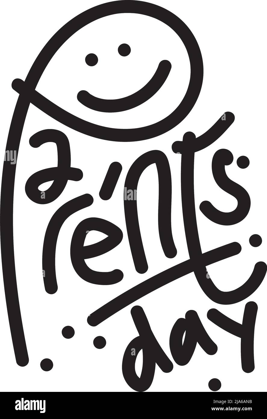 Typografie und Zitat Design zur Feier des globalen Tages der Eltern. Schätzt alle Eltern auf der ganzen Welt Stock Vektor