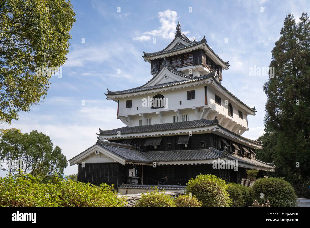 Burg Iwakuni, Iwakuni, Präfektur Yamaguchi, West-Honshu, Japan Stockfoto