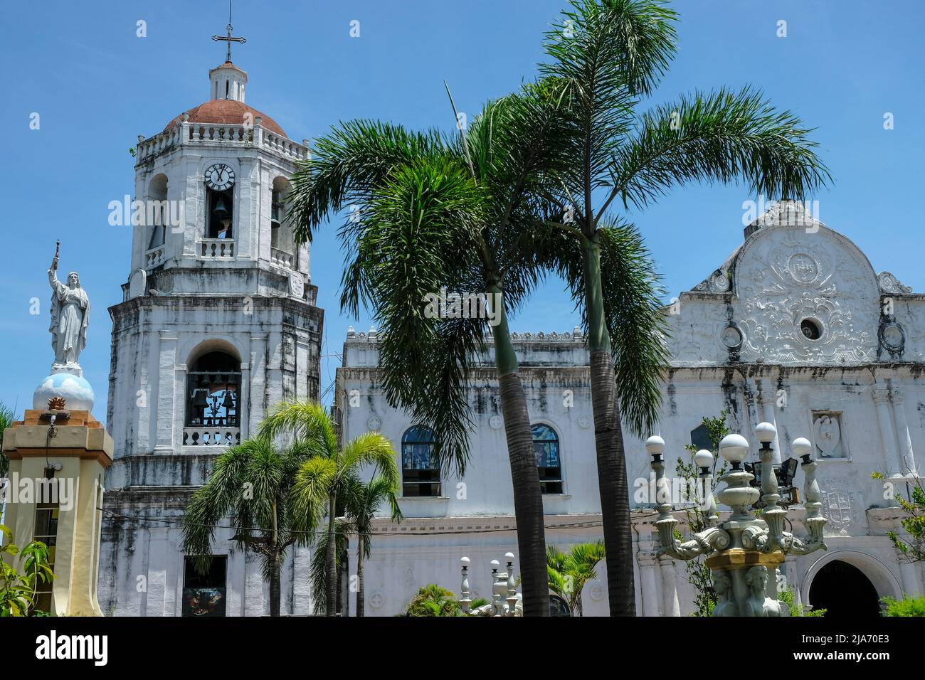 Cebu, Philippinen - 2022. Mai: Detail der Cebu Metropolitan Cathedral am 23. Mai 2022 in Cebu, Philippinen. Stockfoto