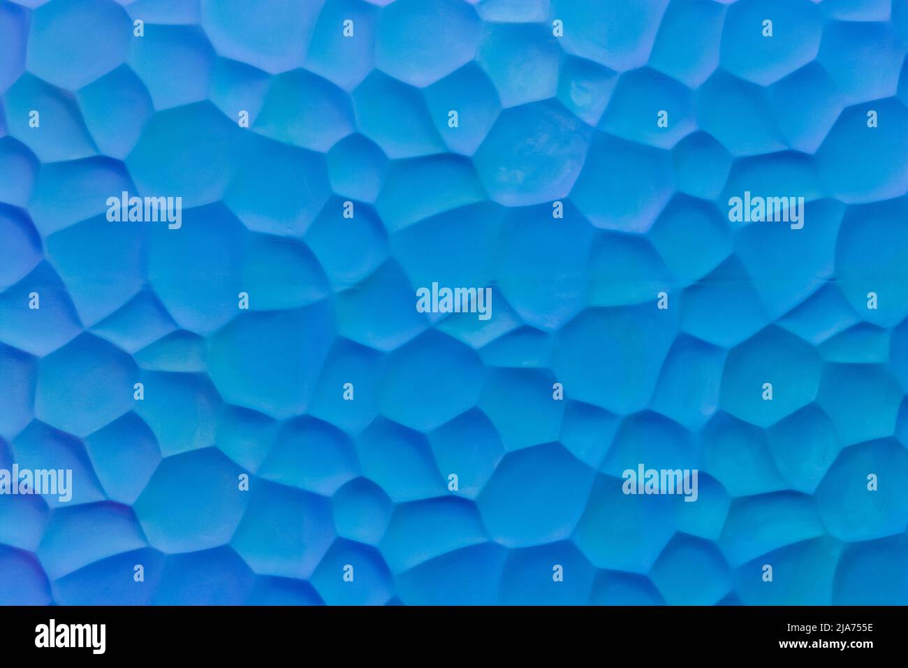 Blau Abstraktes Design Mustervorlage Moderne Innenwand Nahtlose Textur Hintergrund Musterdekoration. Stockfoto