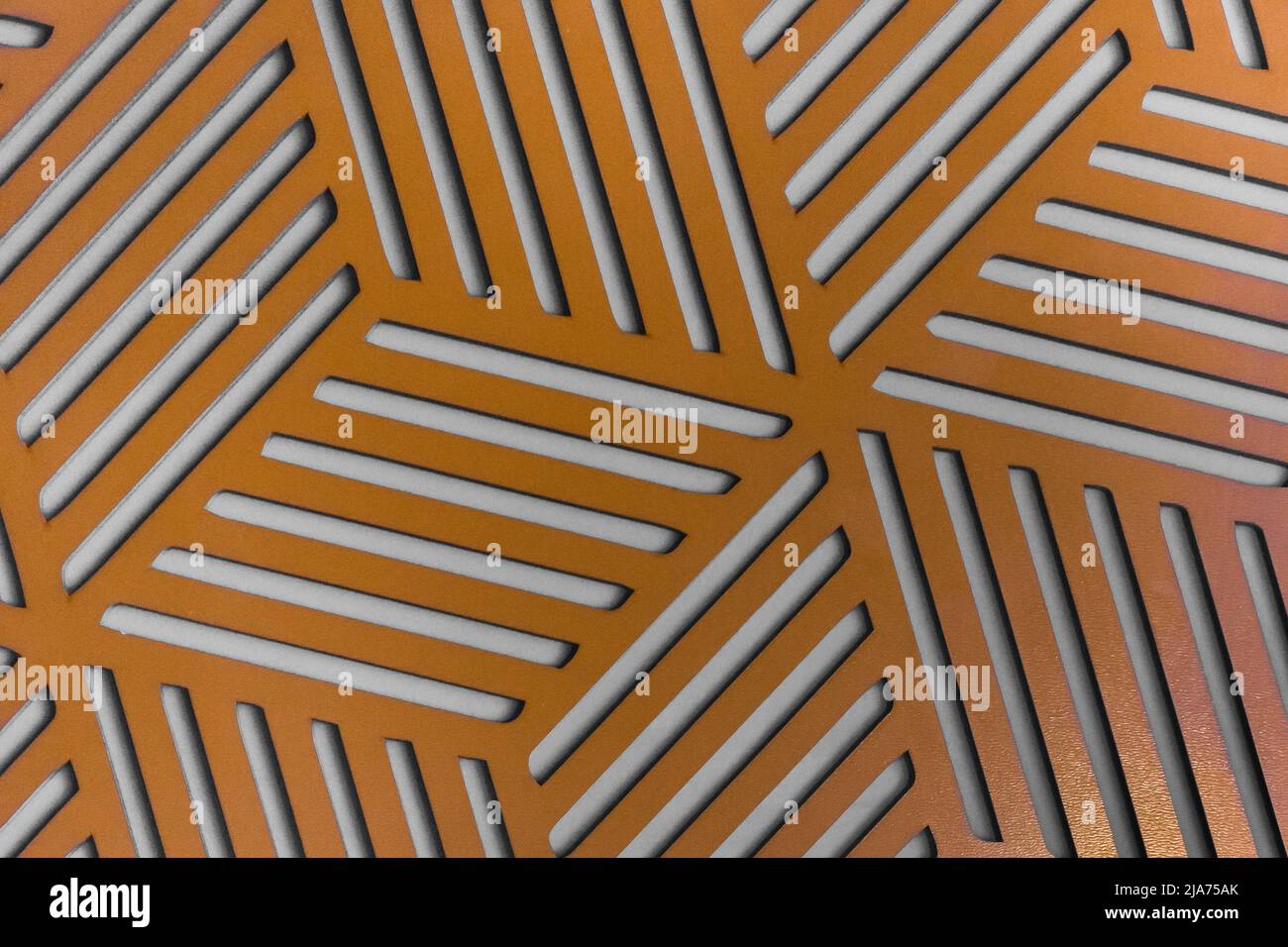 Muster Abstrakt Braun Geometrisch Zeitgenössisch Interior Wanddesign Architektur Dekoration Textur Hintergrund. Stockfoto