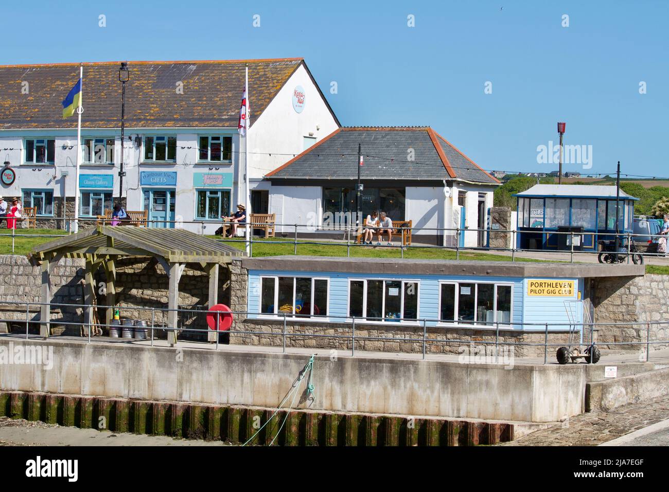 Porthleven Gig Club Stockfoto