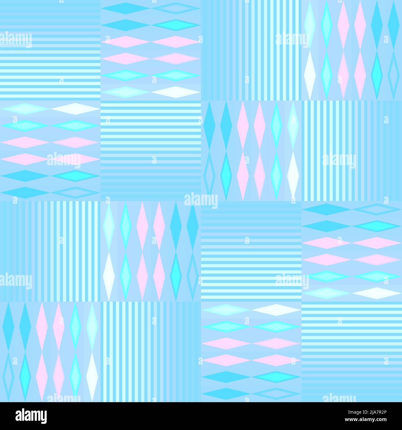 Plaid Tuch Stoff Textil Papier abstrakt Hintergrund texturierte Tapete Hintergrund Muster nahtlose Vektor Illustration Stock Vektor