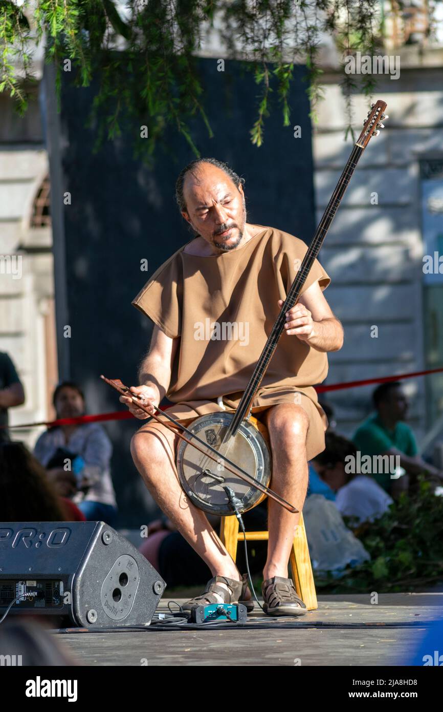 Turkish String Instrument Cumbus Cumbush tanbur Tanbour SAZ von Zeynel Abidin: Musikinstrumente und Musiker. Stockfoto