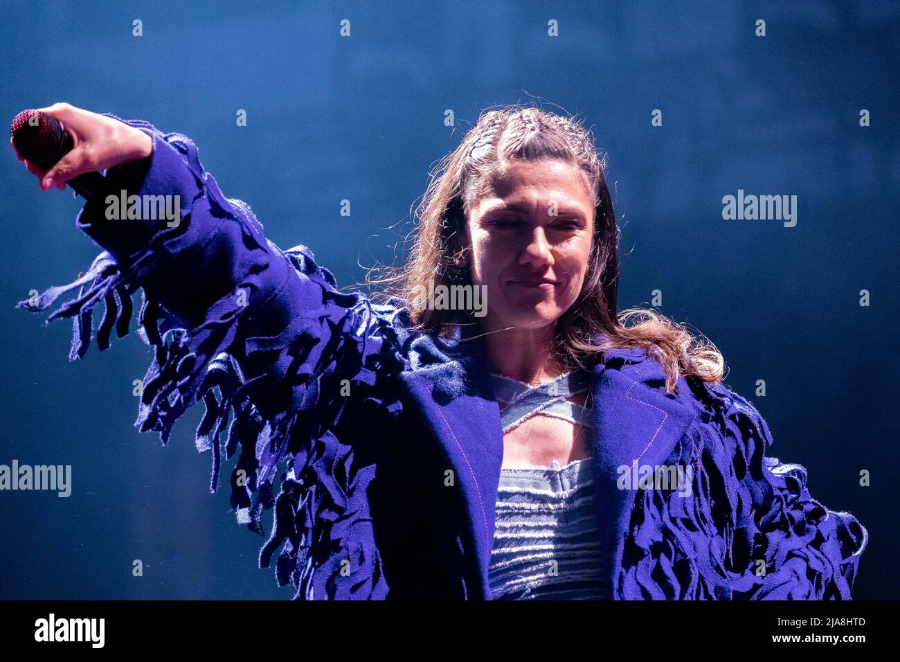 Verona, Italien. 28. Mai 2022. Die italienische Sängerin Elisa alias als Elisa Toffoli während seiner Live-Konzerte in der Arena di Verona, für Back to the Future Tour 2022 im Heros Festival 2022 Credit: Roberto Tommasini/Alamy Live News Stockfoto