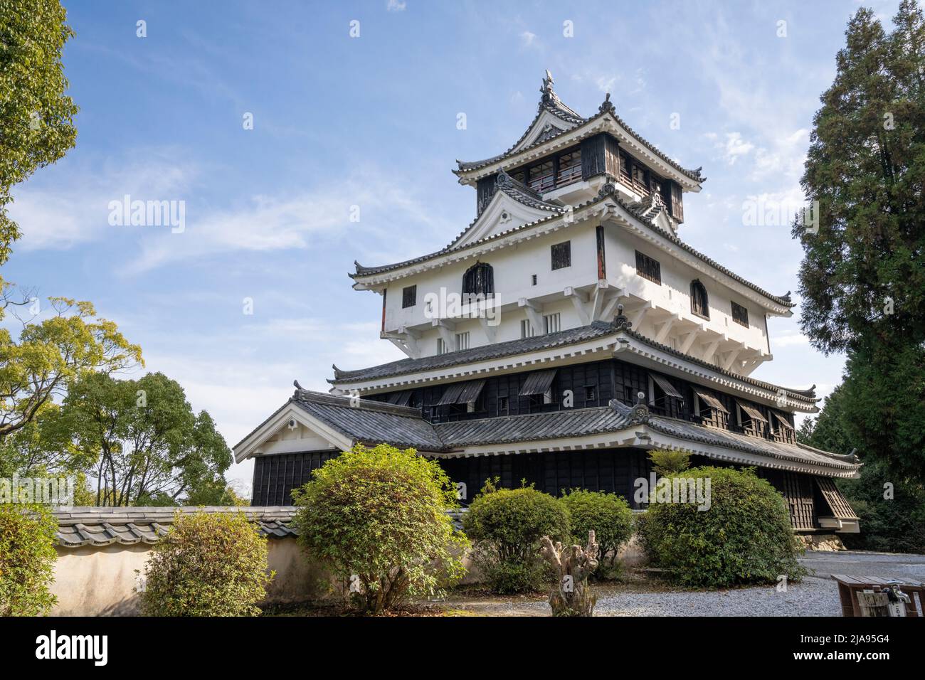 Burg Iwakuni, Iwakuni, Präfektur Yamaguchi, West-Honshu, Japan Stockfoto