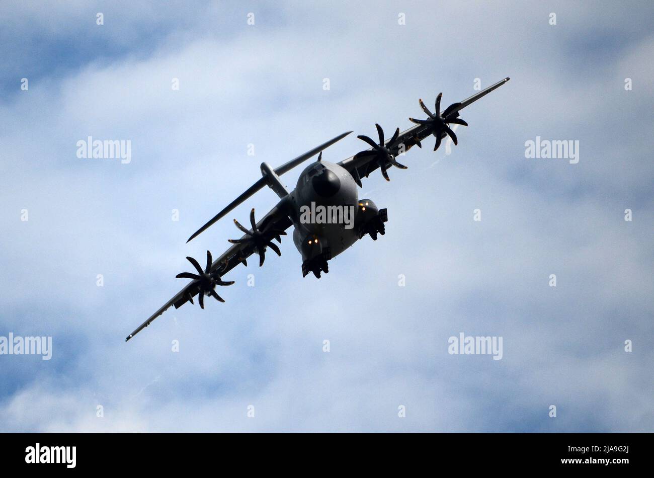 Airbus A400M Atlas Military Transport Aircraft Landing Stockfoto