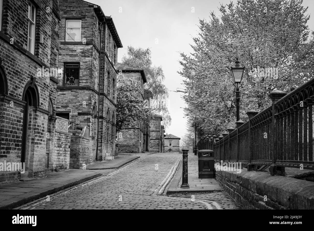 Saltaire, UNESCO-Weltkulturerbe, Bradford, Yorkshire Stockfoto