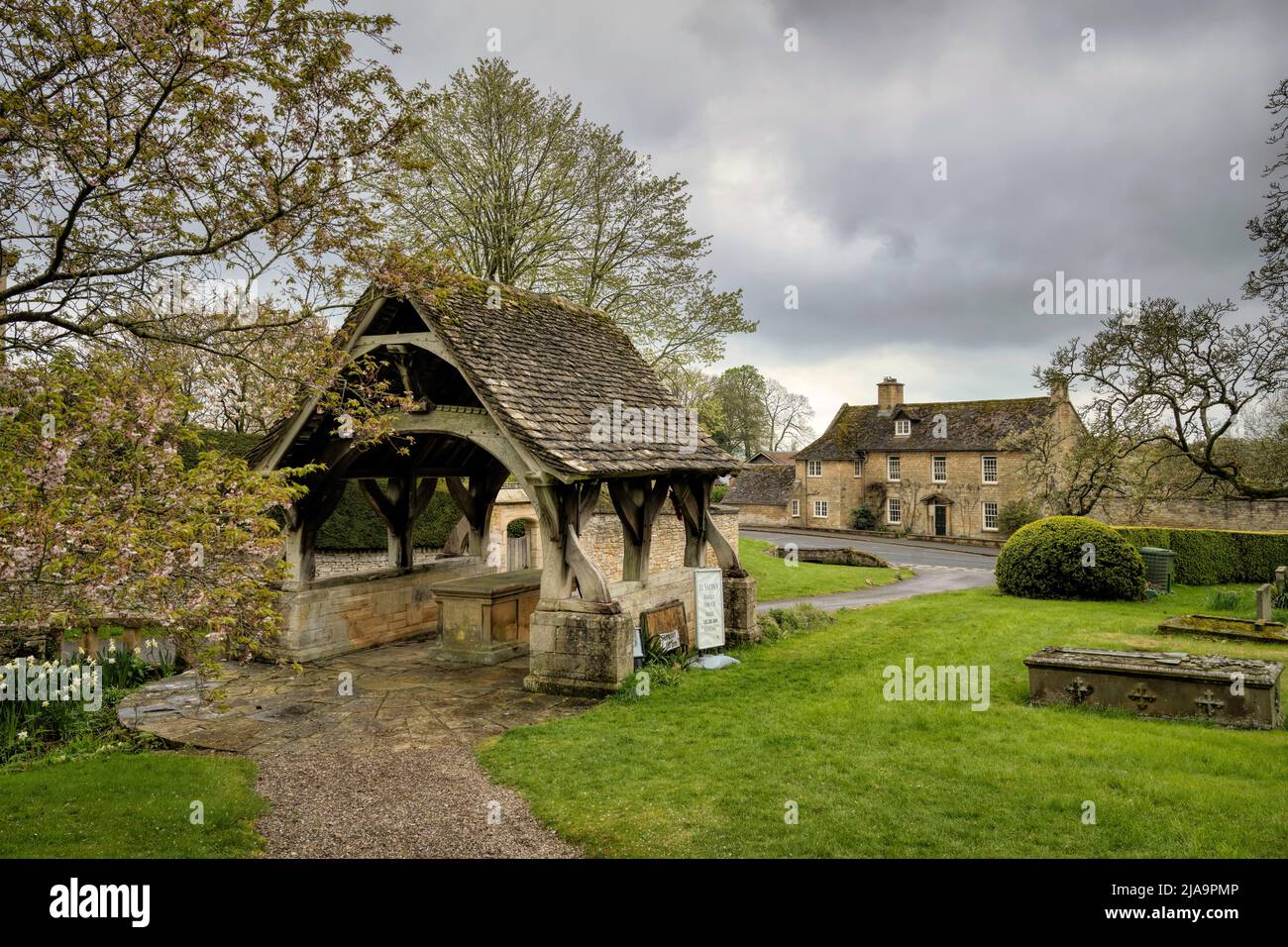 Overbury Village, Cotswolds, Gloucestershire, England. Stockfoto