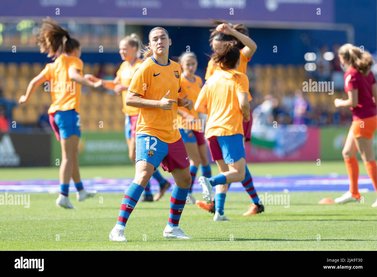 Alcordon, Spanien. 29.. Mai 2022. Finale des spanischen Fußball-Queen Cup: FC Barcelona gegen Sporting de Huelva im Municipal Stadium von Santo Domingo von AD Alcorcon. Alcorcon, Madrid, May 29, 2022 900/Cordon Press Credit: CORDON PRESS/Alamy Live News Stockfoto