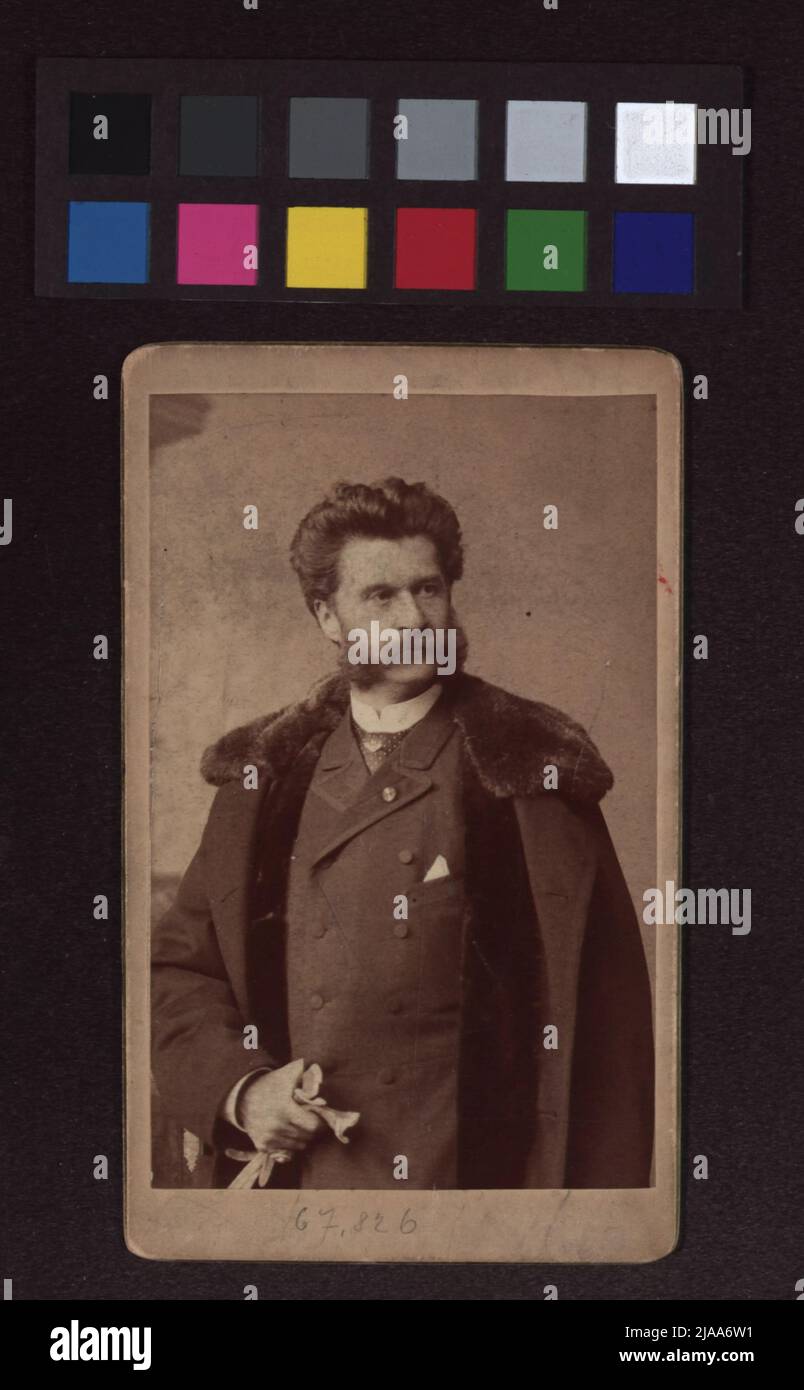 Johann Strauß, Sohn (1825-1899), Dirigent und Komponist. Victor [auch: Viktor] Angerer (1839-1894), Fotograf Stockfoto