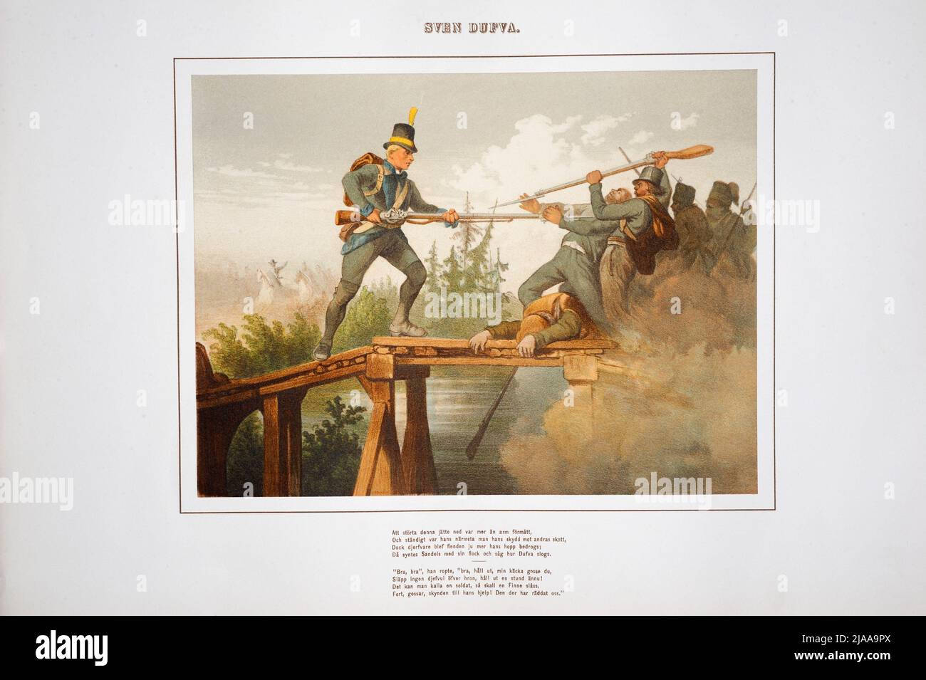 Das Konzept der militärischen Ehre ist stark in den Erzählungen von Ensign Ståhl, aber es ist oft in überraschenden Personen, oft Personen von niedrigerem Rang, wie Th gefunden Stockfoto