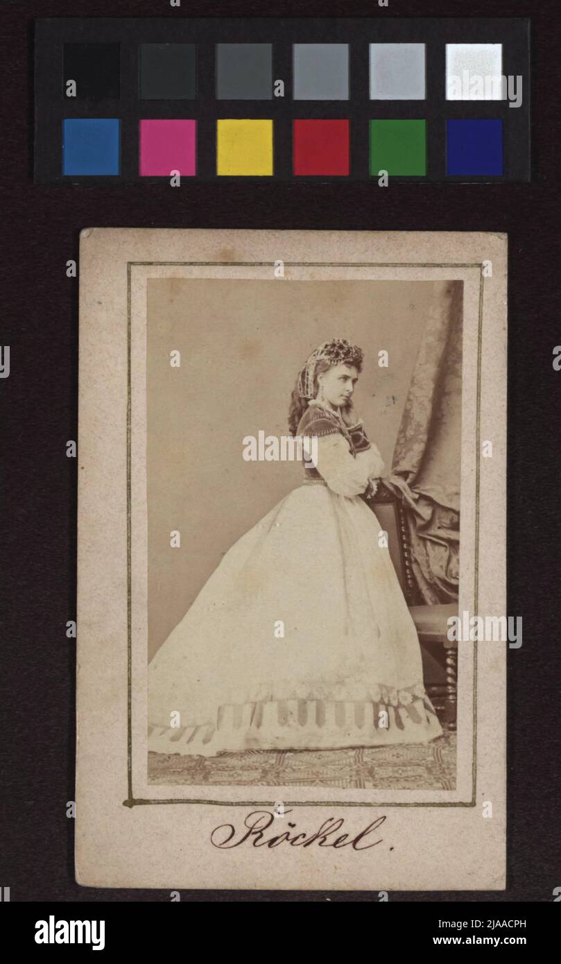 Louisabeth Röckel (1841-1913), Schauspielerin. Unbekannt, Fotograf Stockfoto