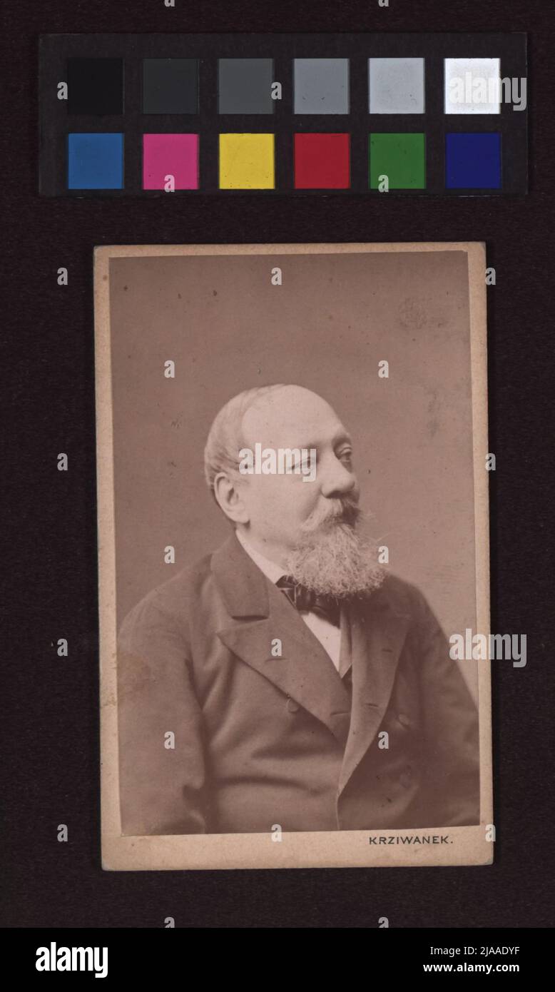 Carl Elmar (1815-1888), Schauspieler. Rudolf Krziwanek (1843-1905), Fotograf Stockfoto