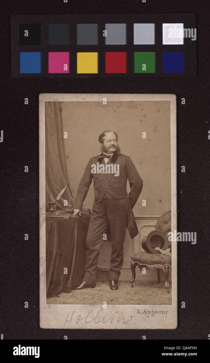 Heinrich Hollpein. Ludwig Angerer (1827-1879), Fotograf Stockfoto