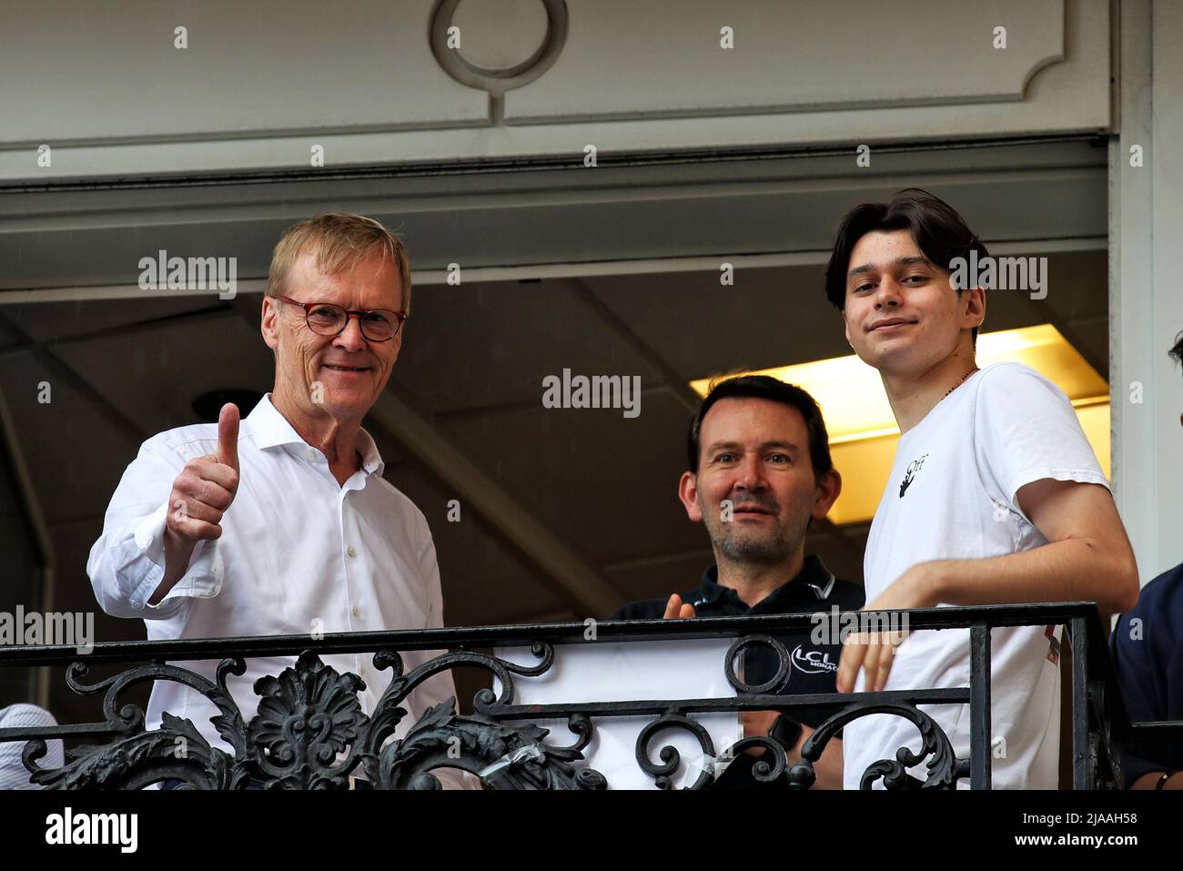 Ari Vatanen (FIN) ehemaliger Rallye-Weltmeister. Großer Preis von Monaco, Sonntag, 29.. Mai 2022. Monte Carlo, Monaco. Stockfoto