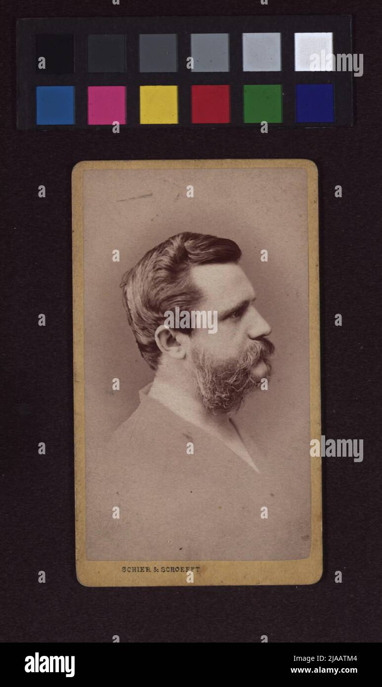 Georg Ritter von Frauenfeld (1807-1873), Naturforscher. Schier & Schoefft, Fotostudio Stockfoto