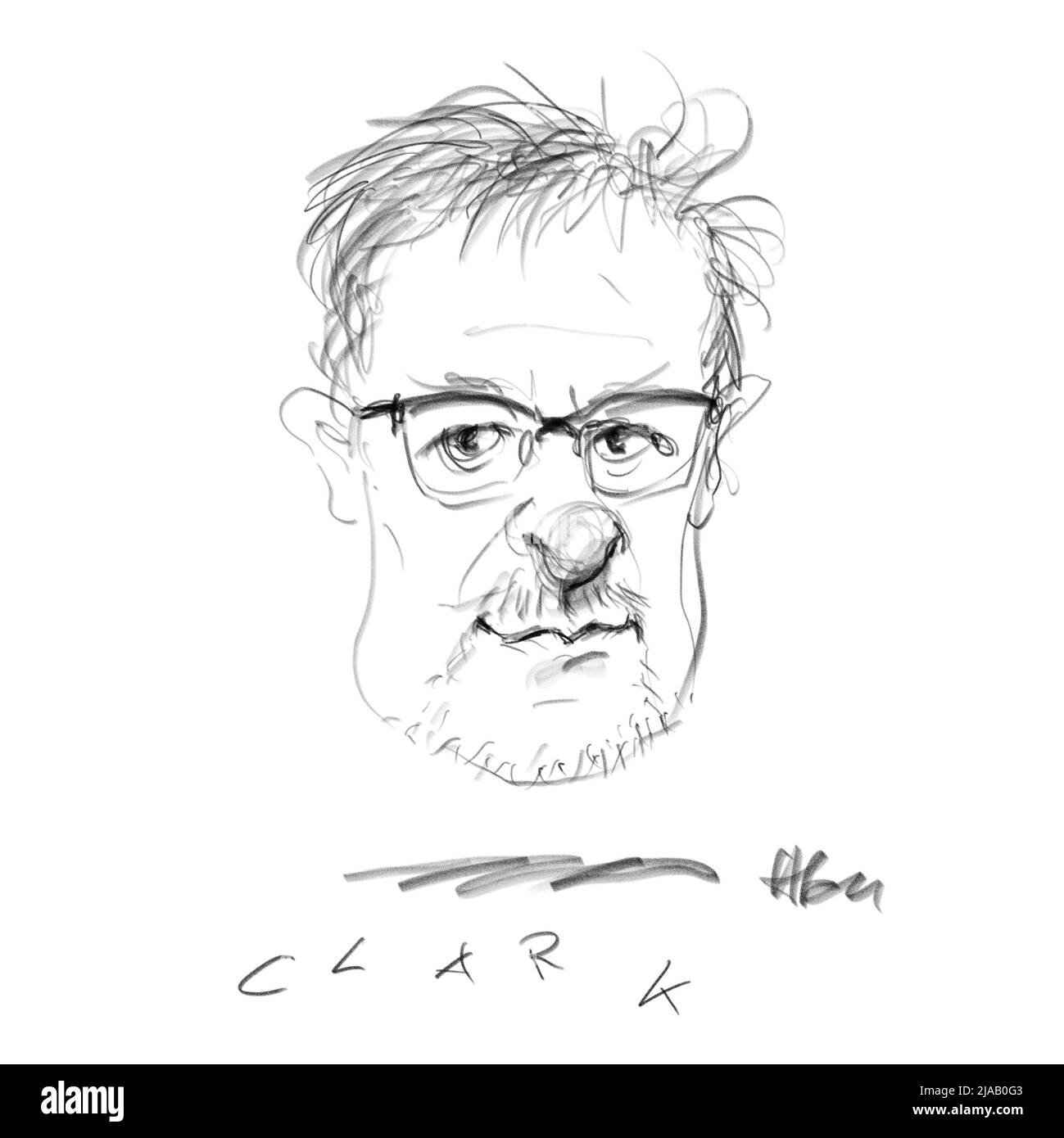 Porträt des Historikers Christopher Clark Stockfoto