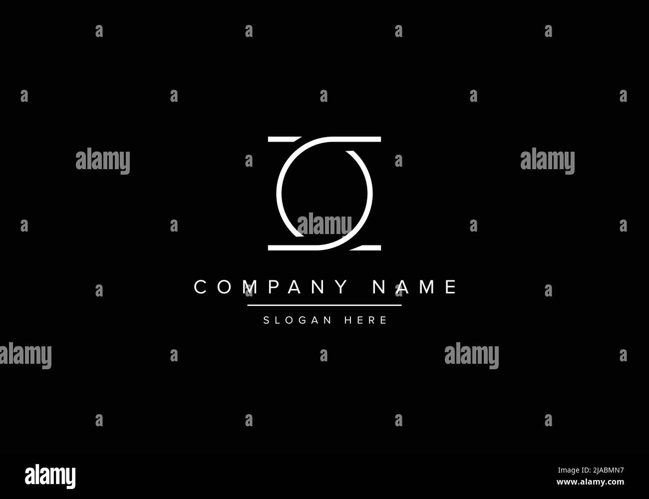 Alphabet Buchstabe Monogramm Symbol Logo CC Stock Vektor