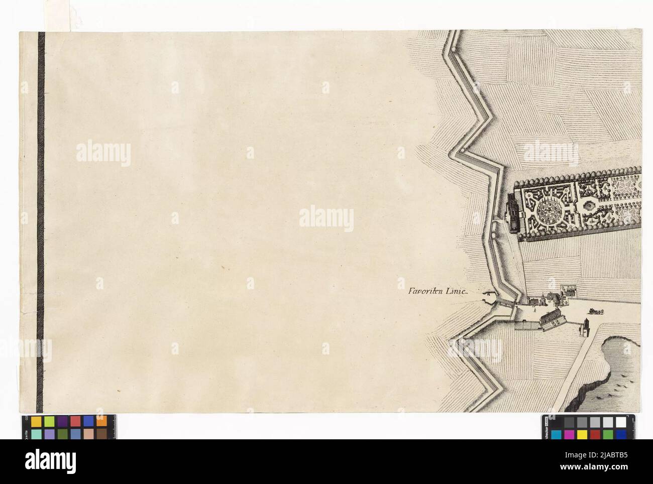 Szenografie/ oder geometrisch perspect Illustration/ Kayl: Königl: Haupt: U: Residenz Stadt/ Wienn/ in Österreich/ auf höchstem Kommando und gezogen/ von 1769 Mai Monots, bis zum letzten Oktober 1774/ ... '. Stadt Wien und ihre Vororte (24 Originalteile in 48 Blättern). Joseph Daniel von Huber (1730-1788) Stockfoto