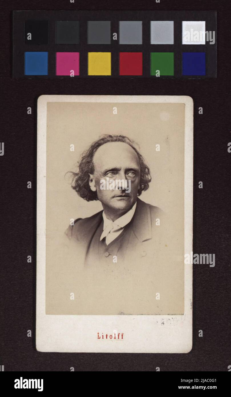 Henry Litolff (1818-1891), Pianist und Komponist. E. Heurdein, Fotostudio Stockfoto
