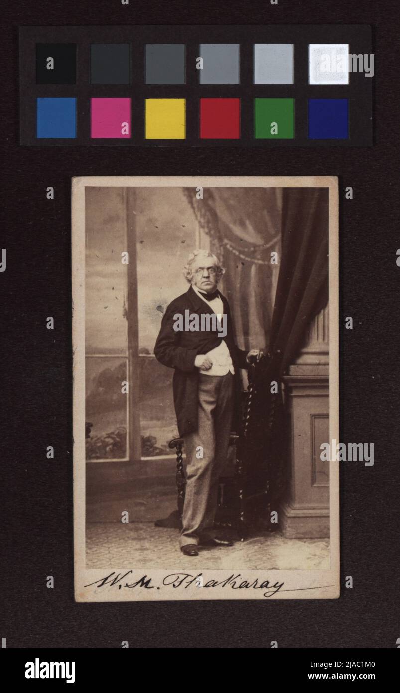 William Makepeace Thackeray (1811-1863), Schriftsteller. Caldesi, Blanford & Co, Fotograf Stockfoto