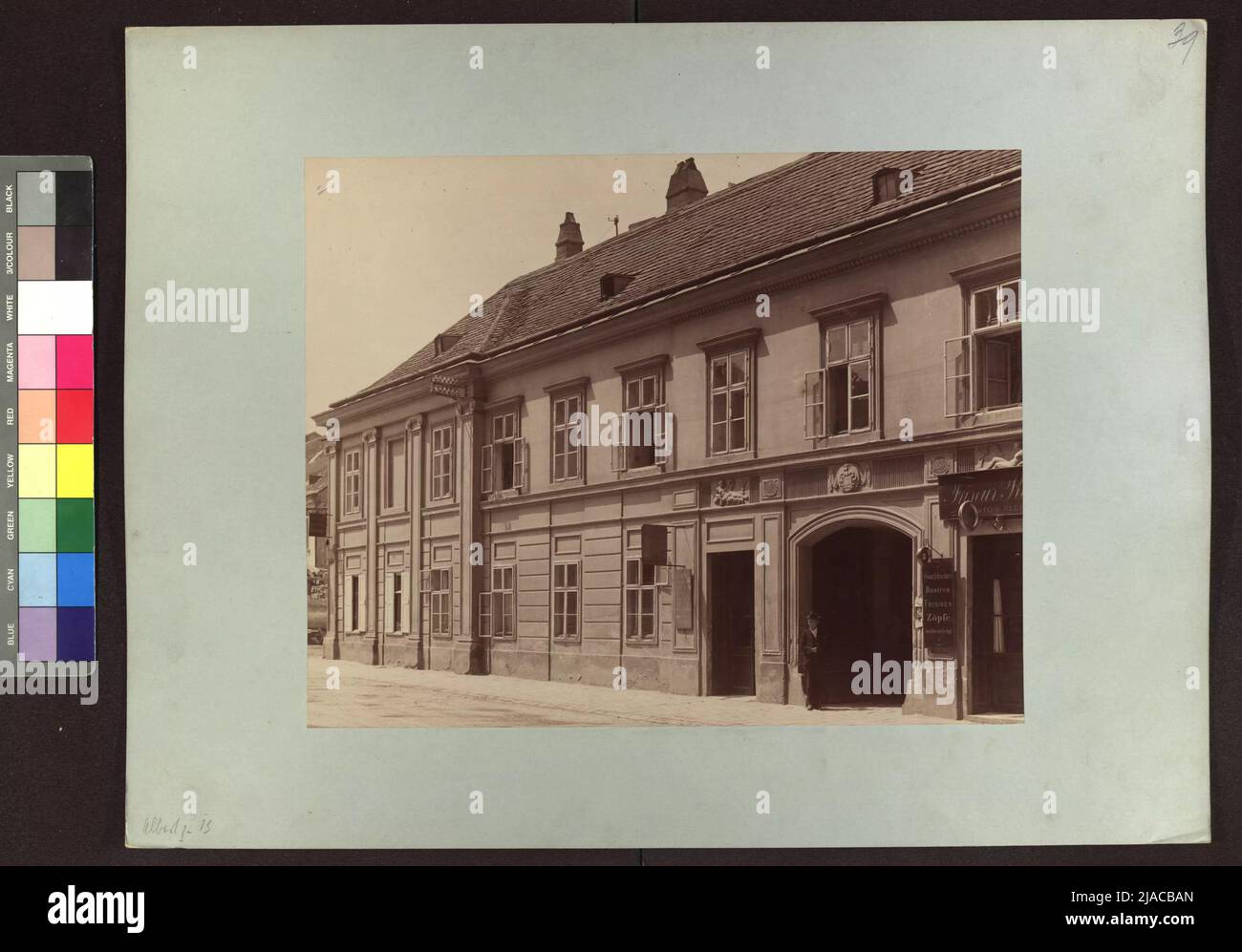 8., Albertgasse 39. August Stauda (1861 – 1928), Fotograf Stockfoto