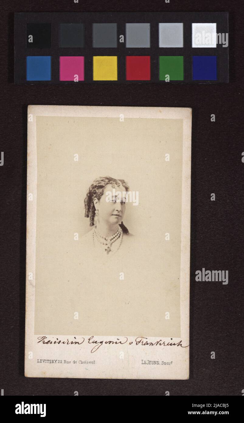Kaiserin Eugenie von Frankreich. Rafail Sergejewitsch Lewizki (Levitsky) (1819-1898), Fotograf Stockfoto