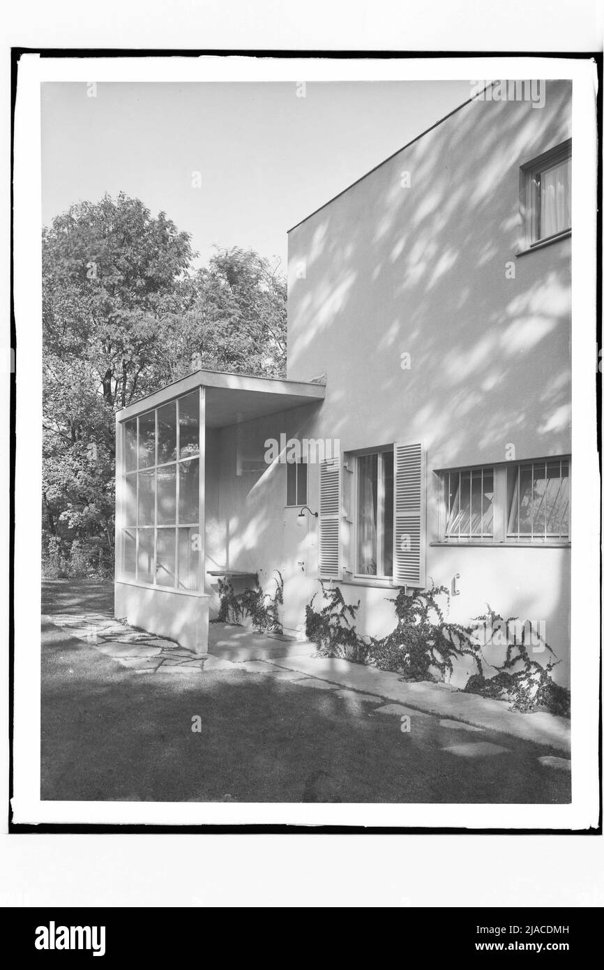 Haus Bunzl, 19., Chimistrasse 18, Außenansicht. Martin Gerlach jun. (1879-1944), Fotograf, Josef Frank (1885-1967), Architekt, Oskar Wlach (1881-1963), Architekt Stockfoto