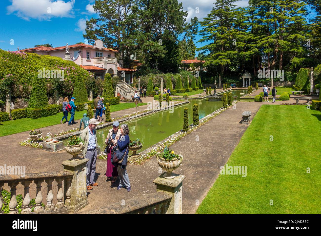 Italienischer Garten, Compton Acres, Poole, Dorset, England Stockfoto