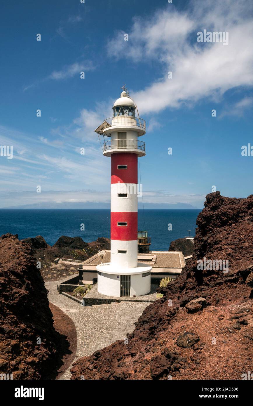 Leuchtturm Punta de Teno, Teneriffa, Kanarische Inseln, Spanien Stockfoto