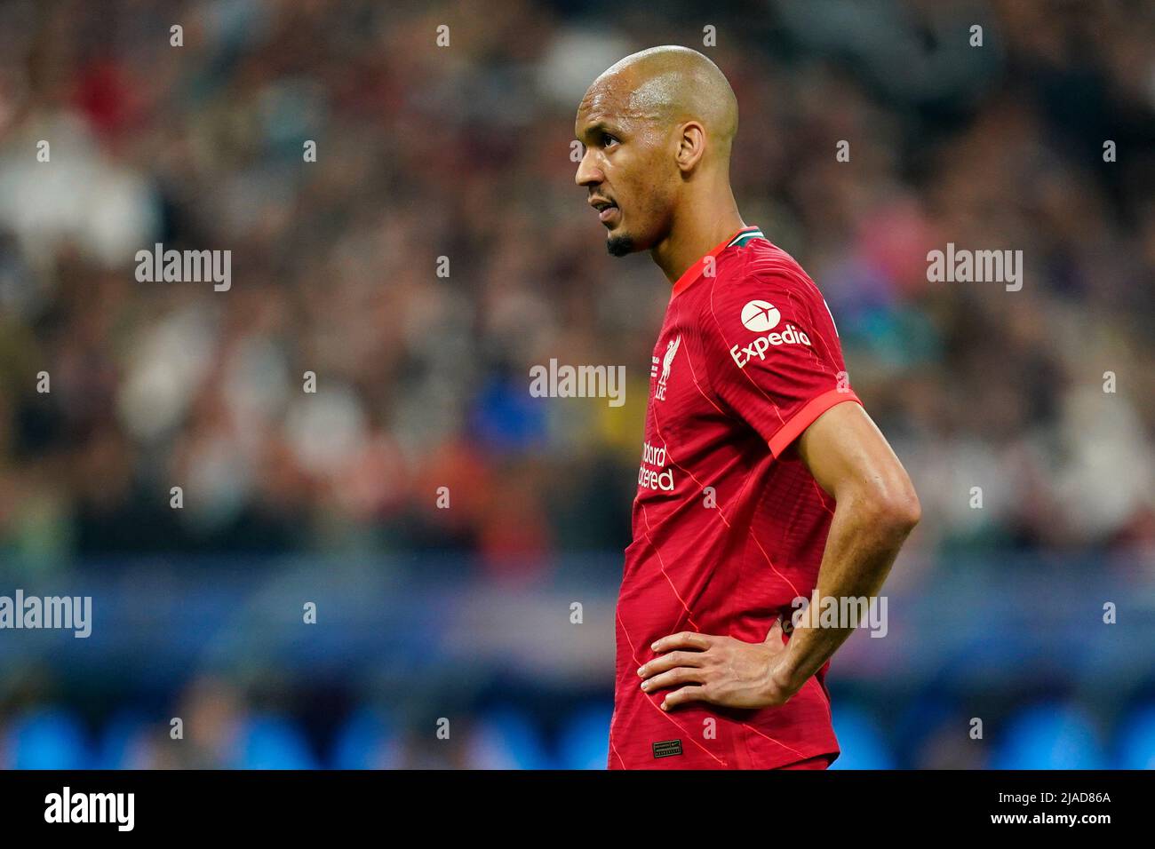 Fabino vom FC Liverpool während des UEFA Champions League Finales zwischen dem FC Liverpool und Real Madrid spielte am 28. Mai 2022 im Stade de France in Paris, Frankreich. (Foto/Magma) Stockfoto