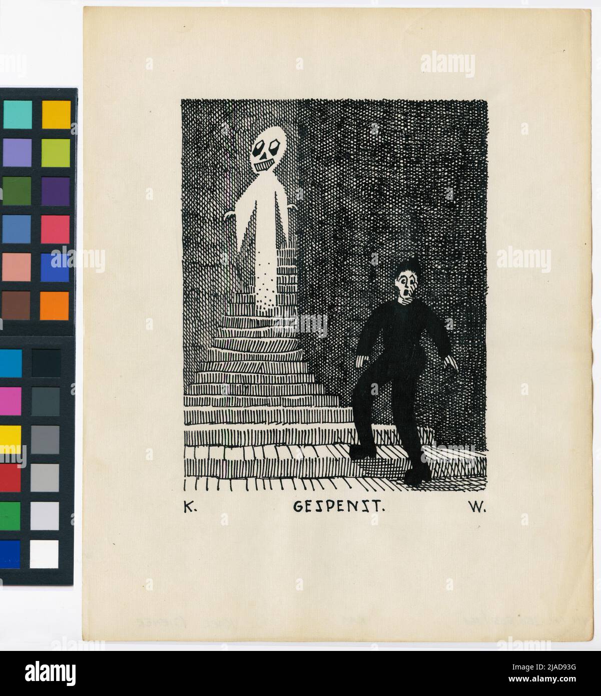 Ghost '. Karl Wiener (1901-1949), Künstler Stockfoto