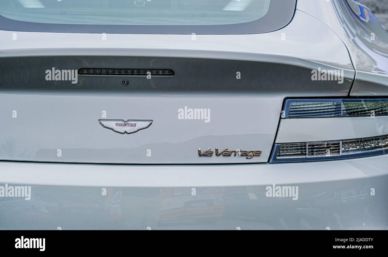 ATLANTA, GEORGIA - 5. Dezember 2021: Koffein und Octane ist eine national anerkannte Auto-Show, die monatlich stattfindet und Hunderte von klassischen und Muskelkater zeigt Stockfoto