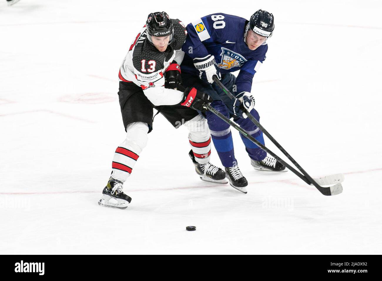 Tampere, Finnland. 29.. Mai 2022. BARZAL Matt (Kanada) (Finnland) during IIFH Hockey World Championship - Final Gold Medal - Finland vs Canada, Ice Hockey in Tampere, Finnland, Mai 29 2022 Quelle: Independent Photo Agency/Alamy Live News Stockfoto