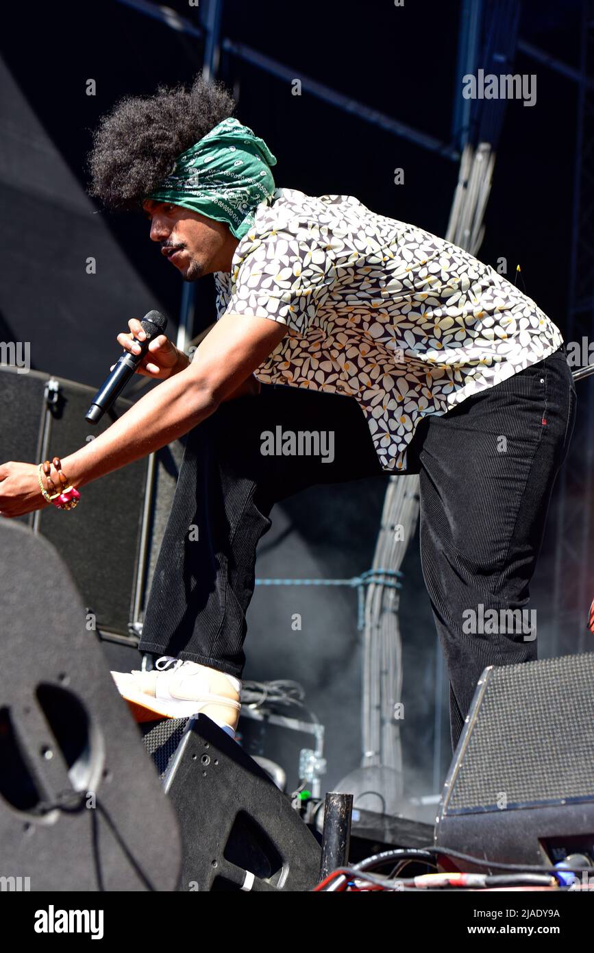 Napa, Kalifornien, USA. 29.. Mai 2022. Tai Verdes tritt am 3. Tag des BottleRock 2022 Music Festival auf. Kredit: Ken Howard/Alamy Live Nachrichten Stockfoto