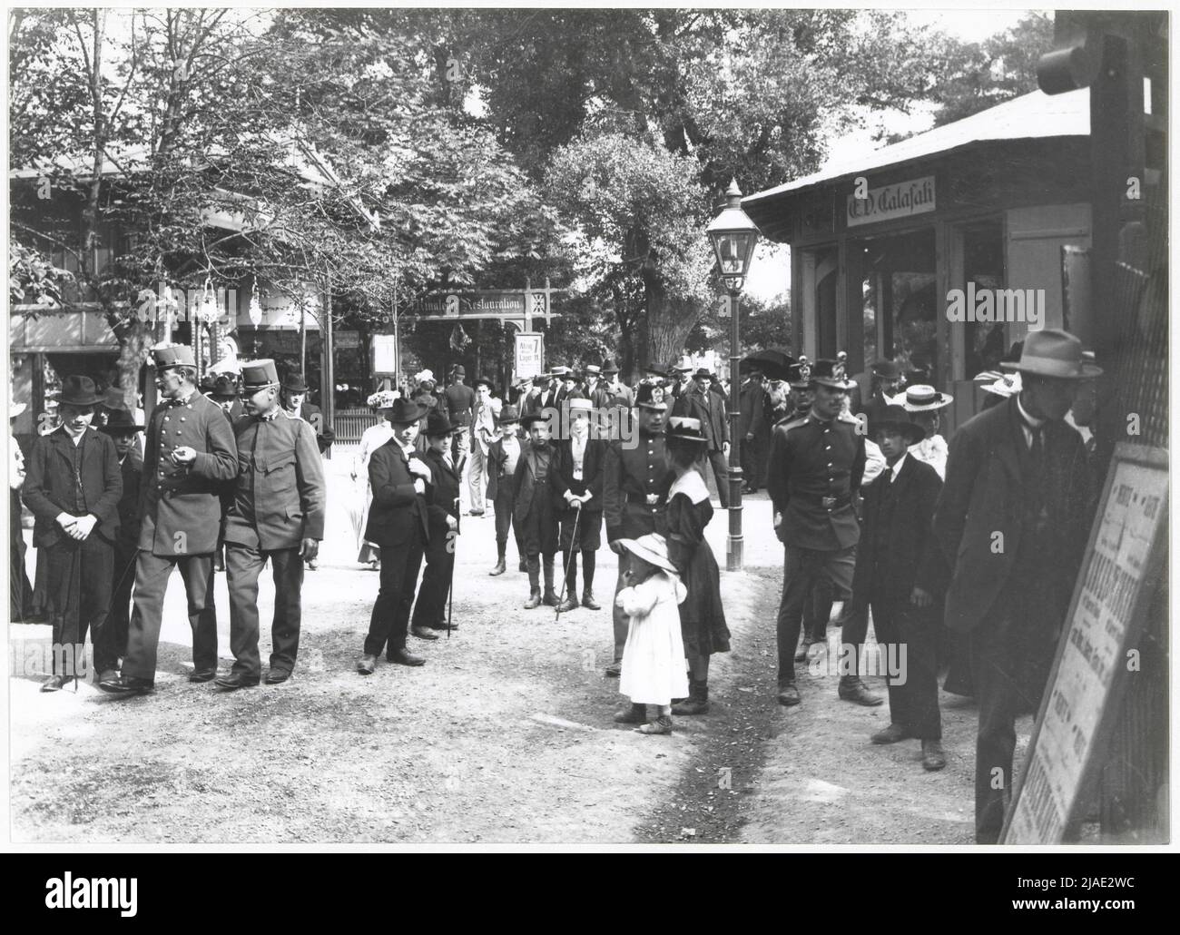 2., Volkssprater - Referenden - bei Calafatis-Ringspiel. Unbekannt Stockfoto