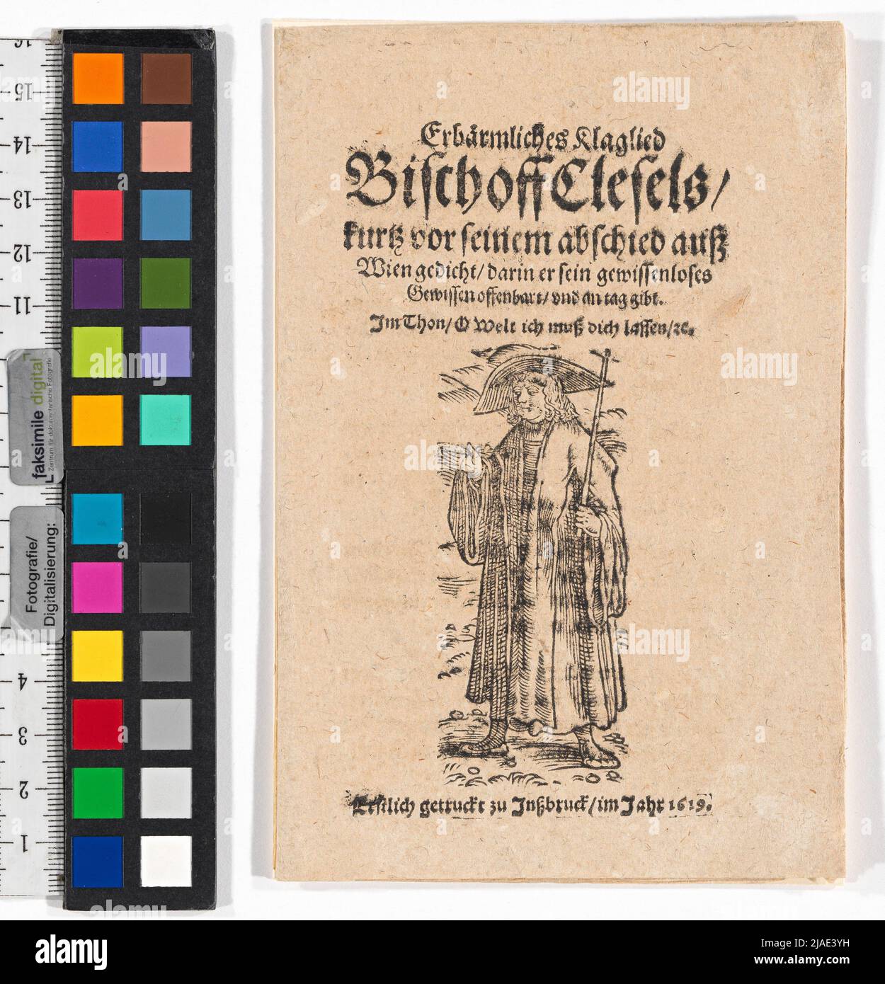 Protestantisches Spott über Kadinal Melchior Khlesl, Innsbruck. Unbekannt Stockfoto