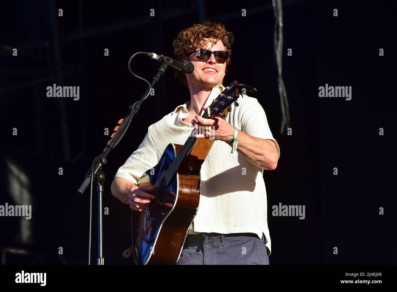 Napa, Kalifornien, USA. 29.. Mai 2022. Vance Joy tritt am 3. Bühnentag des BottleRock 2022 Music Festivals auf. Kredit: Ken Howard/Alamy Live Nachrichten Stockfoto