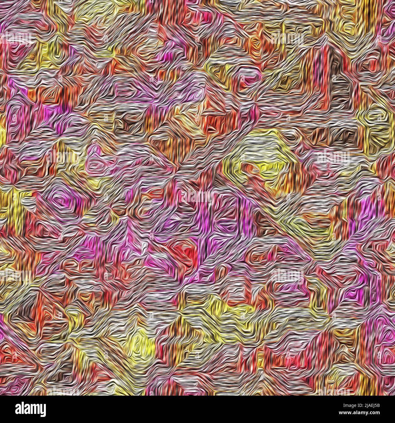 3D abstrakte Ölfarbe Textur Hintergrund Stockfoto