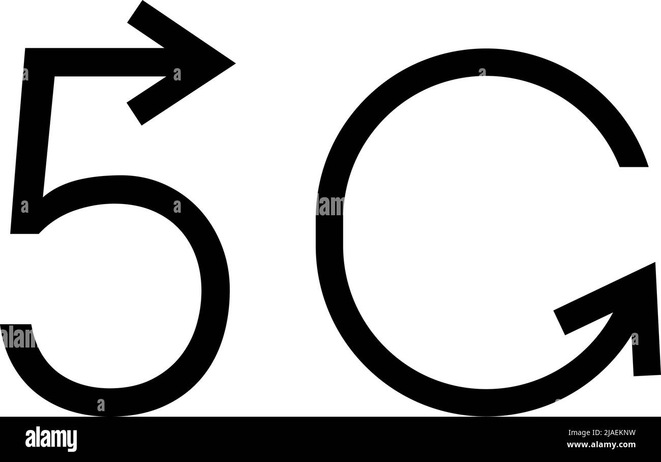 Internet 5G Smart City Konzept. Globales soziales Netzwerk Stock Vektor