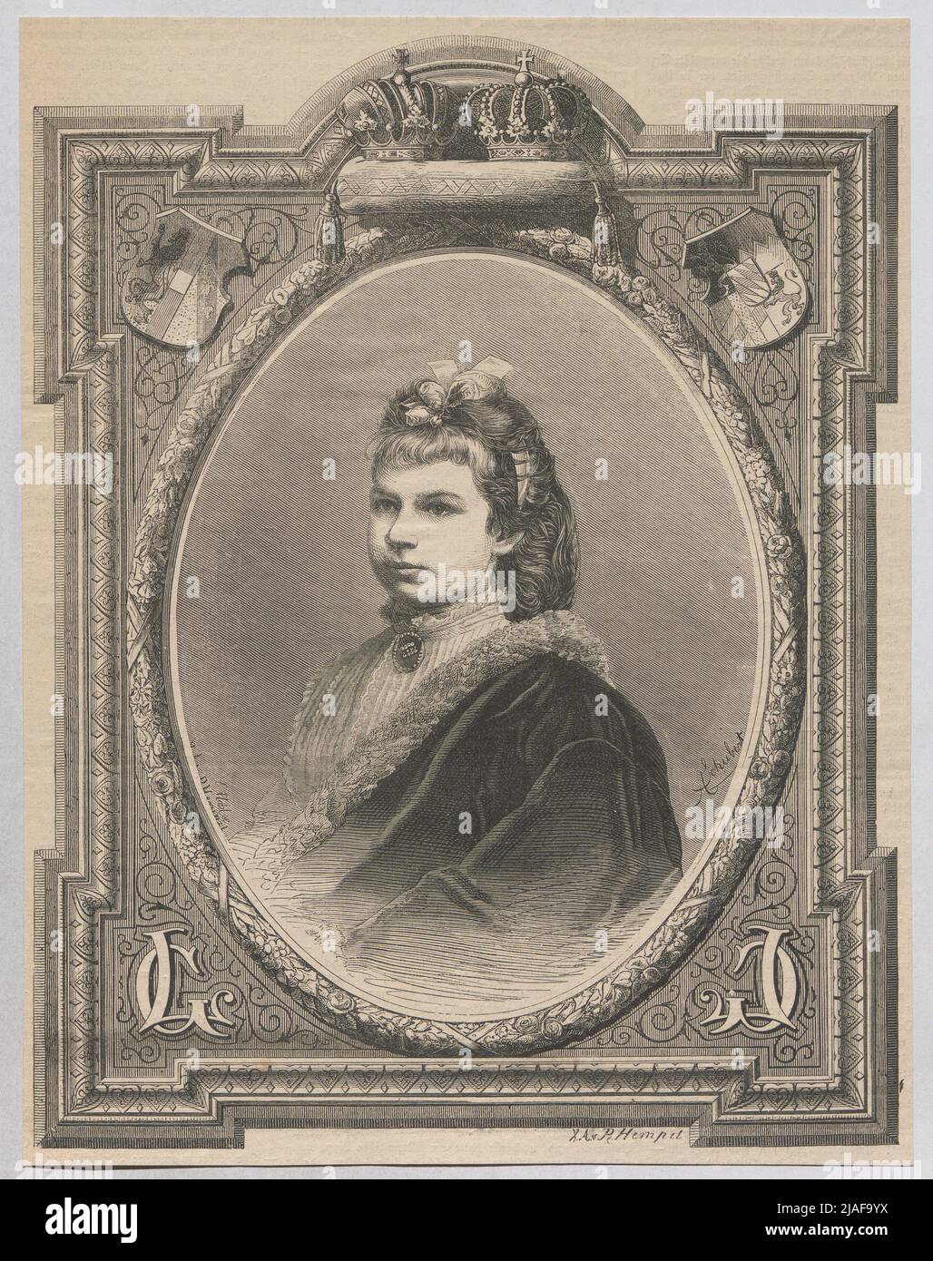 Erzherzogin Gisela von Österreich. Danach: August Schubert (1844-1903), Künstler Stockfoto Erzherzogin Gisela von Österreich. Danach: August Schubert (1844-1903), Künstler Stockfoto