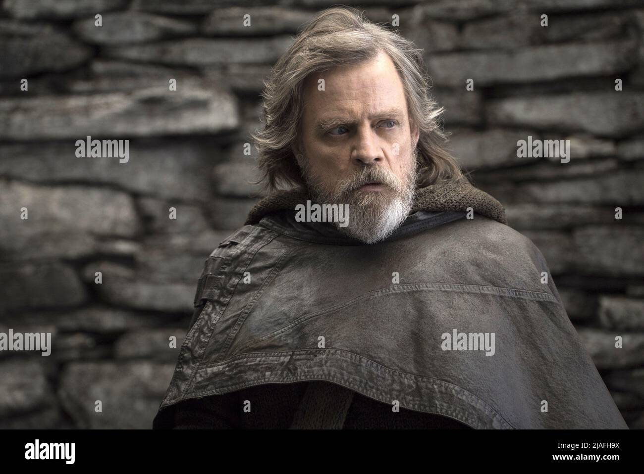 MARK HAMILL IN STAR WARS: EPISODE VIII – THE LAST JEDI (2017), REGIE: RIAN JOHNSON. Bild: WALT DISNEY BILDER/LUCASFILM / Album Stockfoto