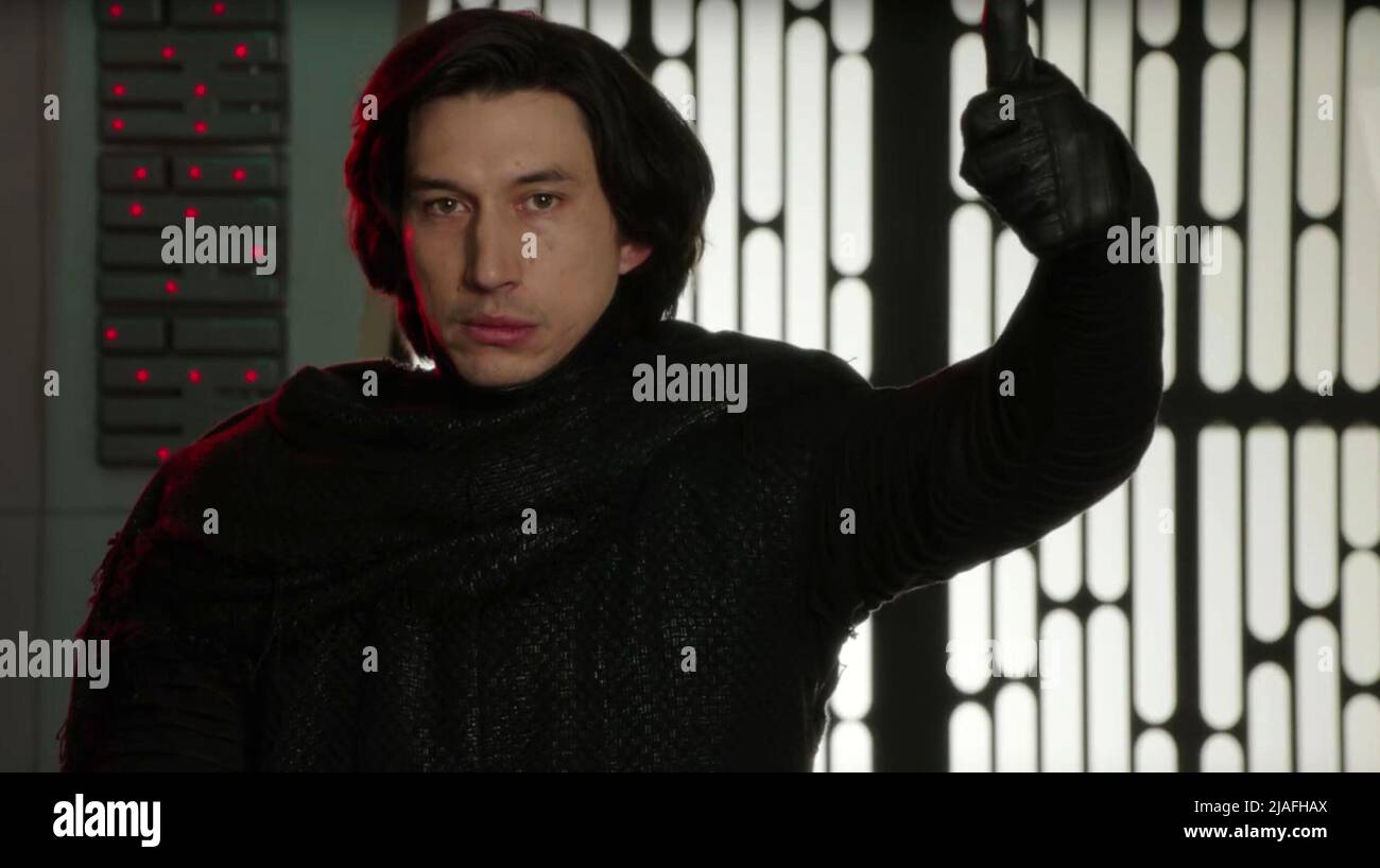 ADAM-FAHRER IN STAR WARS: EPISODE VIII-THE LAST JEDI (2017), REGIE RIAN JOHNSON. Bild: WALT DISNEY BILDER/LUCASFILM / Album Stockfoto
