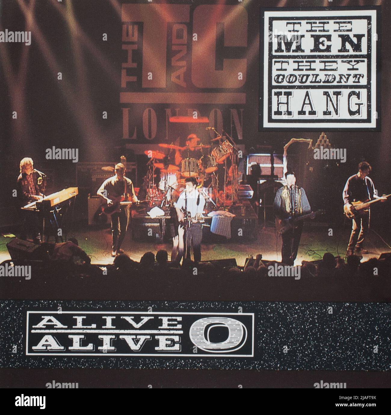 Das cd-Album Cover zu Alive Alive O von den Männern, die sie nicht hängen konnten Stockfoto