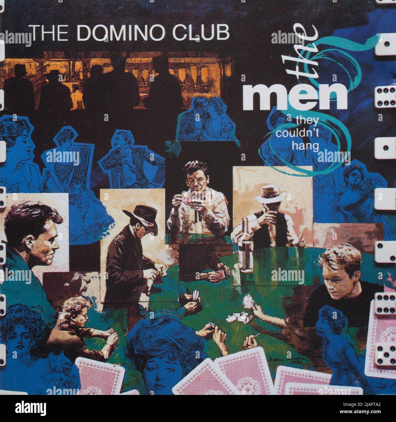 Das cd-Album-Cover zu The Domino Club von den Männern, die sie nicht aufhängen konnten Stockfoto