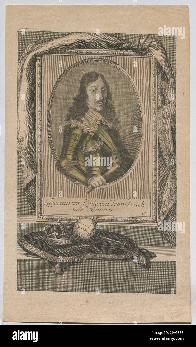 Ludovicus XIII König von Franck und Navarra. '. Ludwig XIII., König von Frankreich und Navarra. Unbekannt Stockfoto